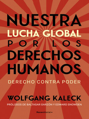 cover image of Nuestra lucha global por los derechos humanos